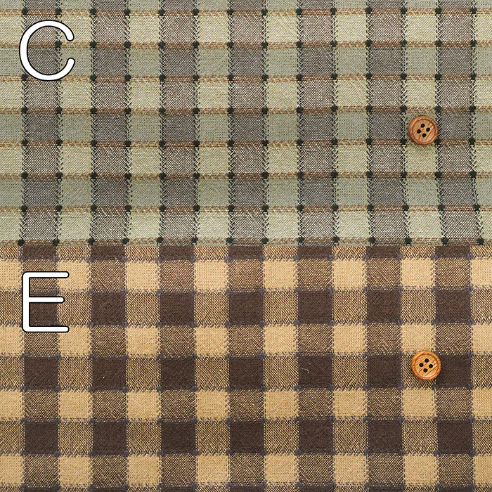 Made in China Cotton Yarn-dyed Check Fabric - nomura tailor