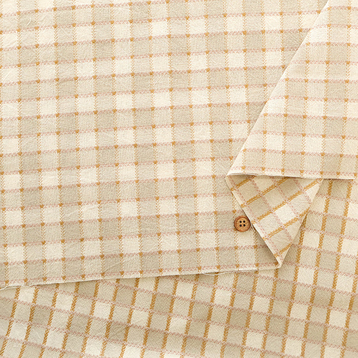 Made in China Cotton Yarn-dyed Check Fabric - nomura tailor
