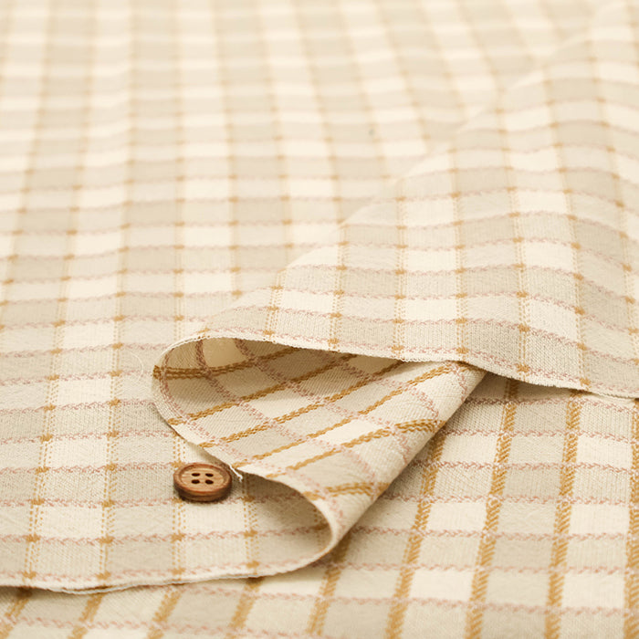 Made in China Cotton Yarn-dyed Check Fabric - nomura tailor
