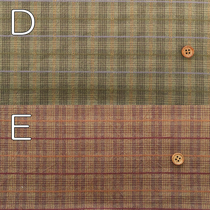 Made in China Cotton Yarn-dyed Check Fabric - nomura tailor