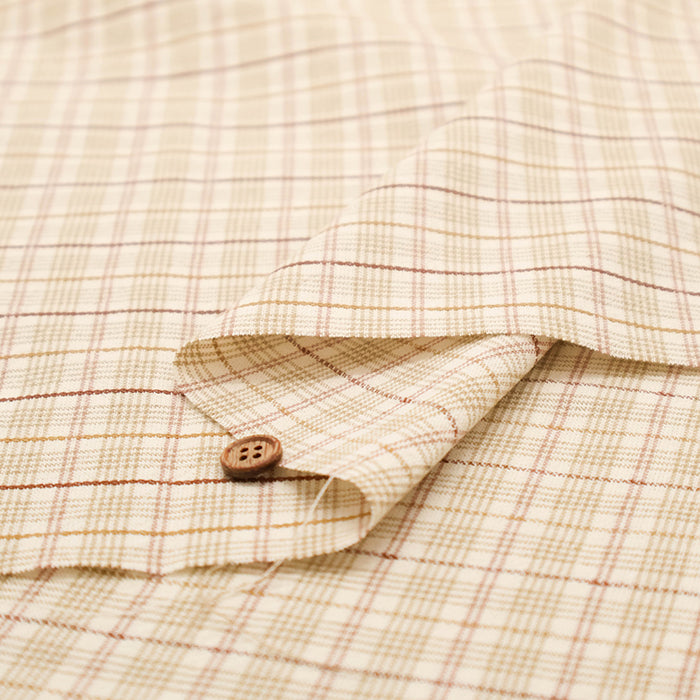 Made in China Cotton Yarn-dyed Check Fabric - nomura tailor