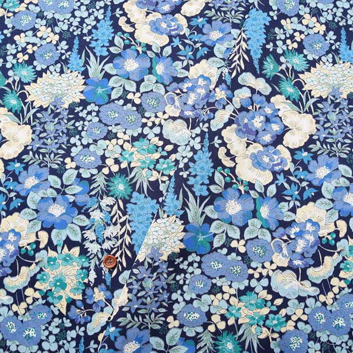 Cotton Sil Esa Tamempling Fabric Flower Garden 1 - nomura tailor