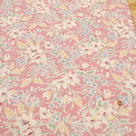 Silues Cotton Satin Printed Fabric - Botanical Flower - nomura tailor
