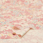 Silues Cotton Satin Printed Fabric - Botanical Flower - nomura tailor