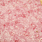 Silues Cotton Satin Printed Fabric - Elegant Flower - nomura tailor