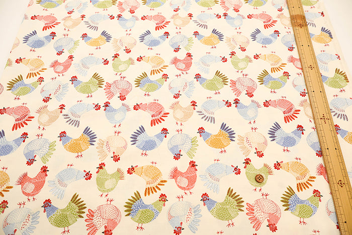 USA Cotton Printed Fabric - moda - The Henbouse - nomura tailor