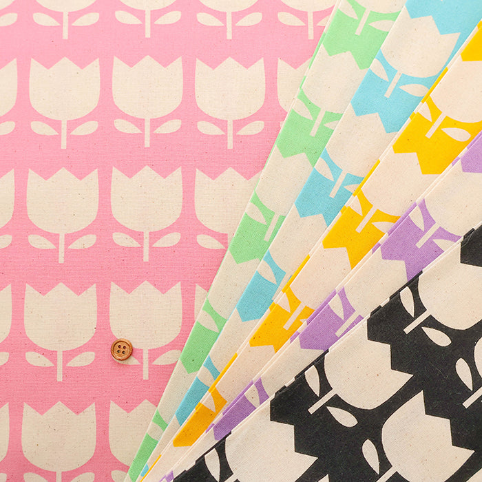 Cotton Sheeting printed Fabric - Color Palette Tulip - nomura tailor