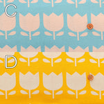 Cotton Sheeting printed Fabric - Color Palette Tulip - nomura tailor