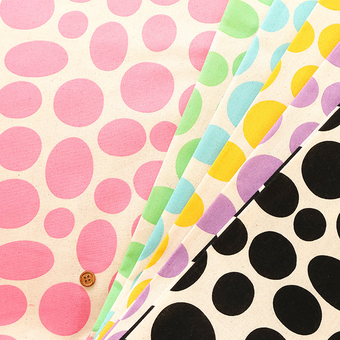 Cotton Printed Fabric　Color Palette Dots - nomura tailor
