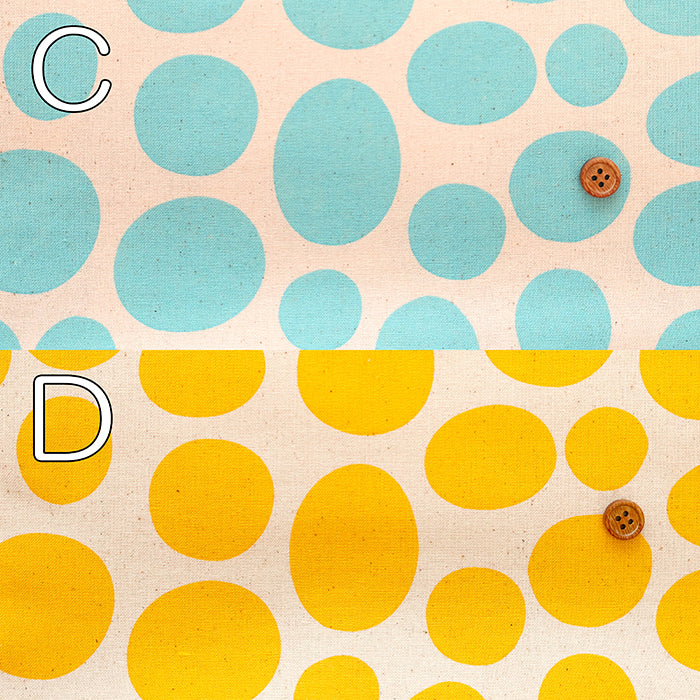 Cotton Printed Fabric　Color Palette Dots - nomura tailor