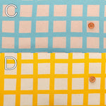 Cotton Sheeting printed Fabric - Color palette Square - nomura tailor