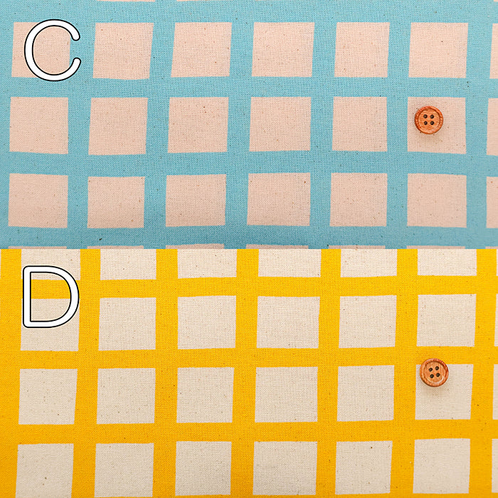 Cotton Sheeting printed Fabric - Color palette Square - nomura tailor