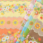 Fioewr Days 70's Design Flower Border - nomura tailor