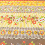 Fioewr Days 70's Design Flower Border - nomura tailor