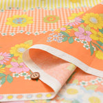 Fioewr Days 70's Design Flower Border - nomura tailor