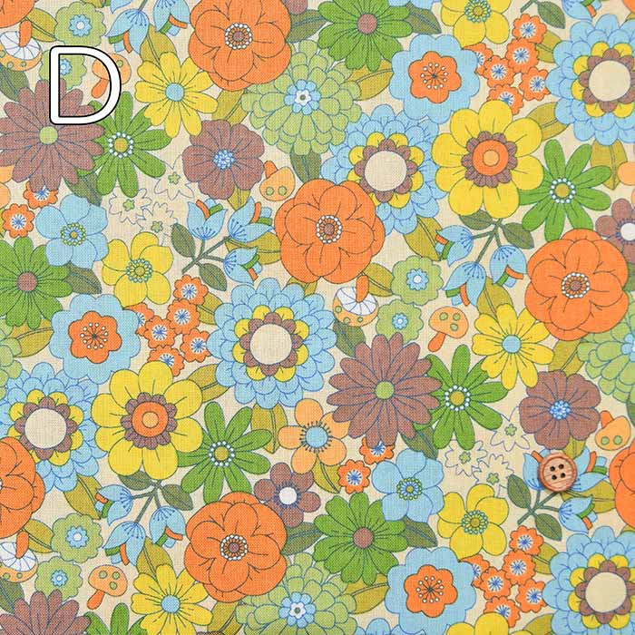 Fioewr Days 70's Design Flower Garden - nomura tailor