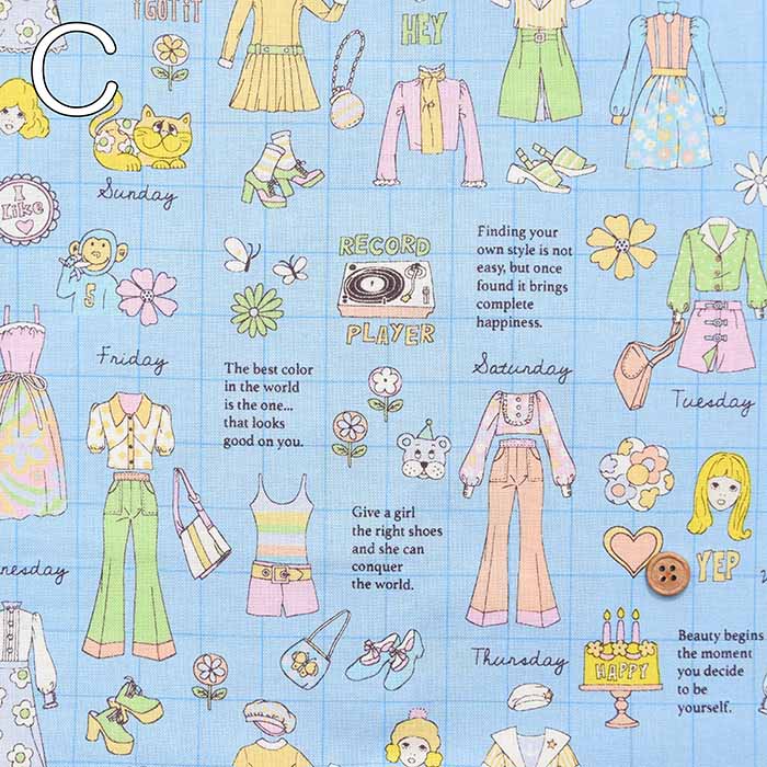 Fashion Girls 70's Design Fashion Catalog - nomura tailor