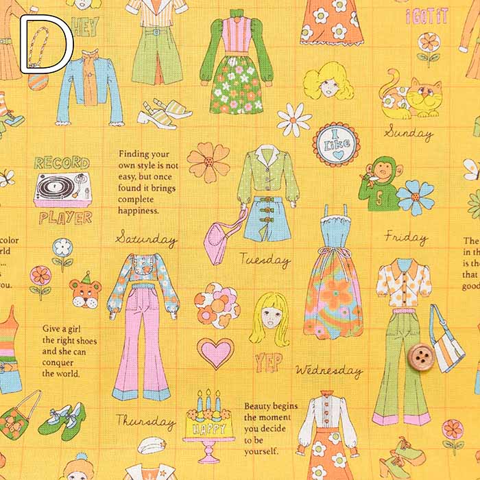 Fashion Girls 70's Design Fashion Catalog - nomura tailor