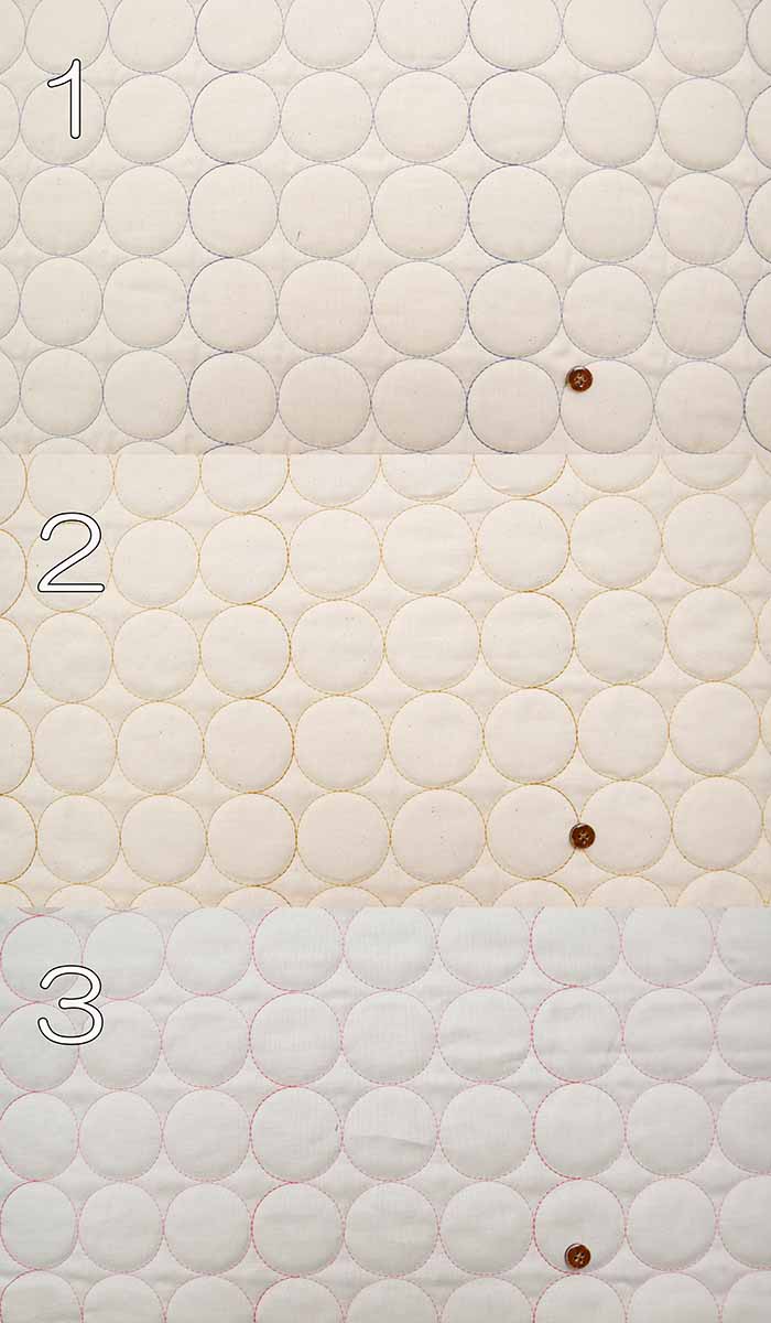 Cotton Circle Stitch Quilt Fabric Fabric (1-080-CIRQL) - nomura tailor