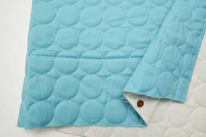 Cotton Circle Stitch Quilt Fabric Fabric (1-080-CIRQL) - nomura tailor