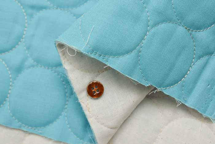 Cotton Circle Stitch Quilt Fabric Fabric (1-080-CIRQL) - nomura tailor