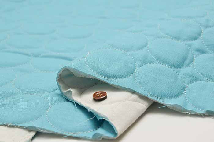 Cotton Circle Stitch Quilt Fabric Fabric (1-080-CIRQL) - nomura tailor