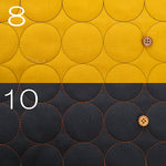 Cotton Circle Stitch Quilted Fabric - nomura tailor