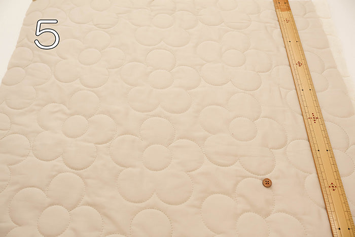 Cotton Quilted Fabric - Flower - nomura tailor