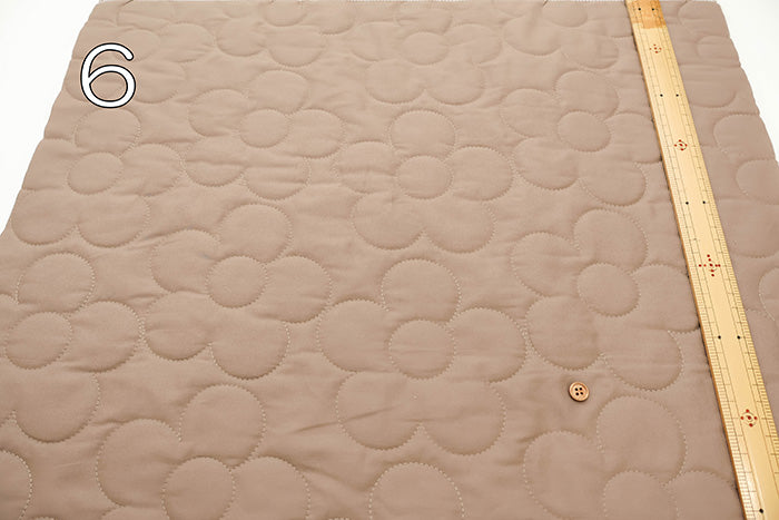 Cotton Quilted Fabric - Flower - nomura tailor