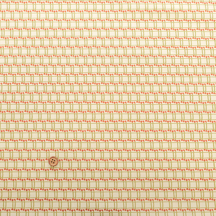 Made in Korea Cotton Broadcloth Printed Fabric - MAISON bornne BY BENEBENE - Check - nomura tailor
