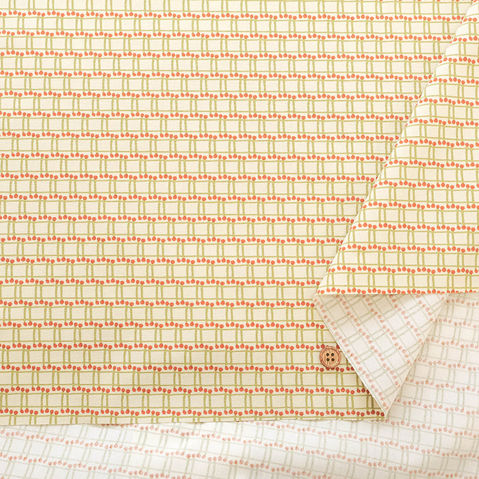 Made in Korea Cotton Broadcloth Printed Fabric - MAISON bornne BY BENEBENE - Check - nomura tailor
