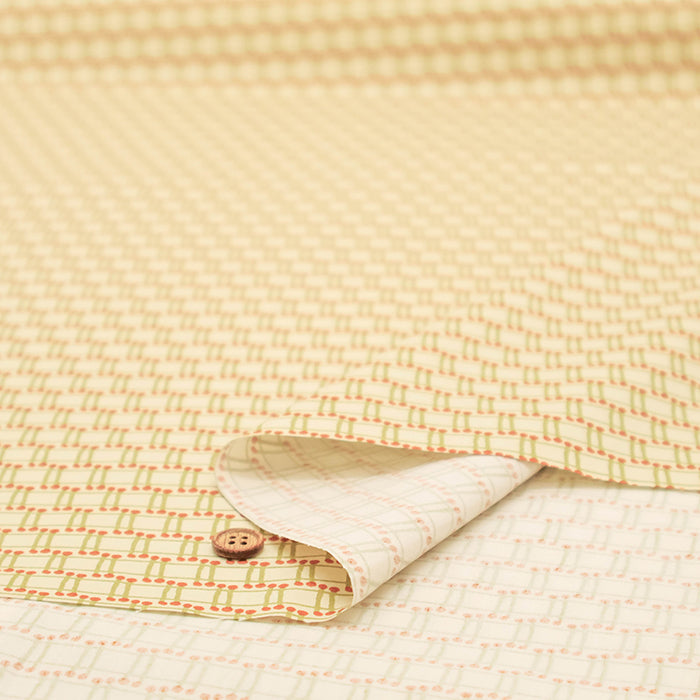Made in Korea Cotton Broadcloth Printed Fabric - MAISON bornne BY BENEBENE - Check - nomura tailor