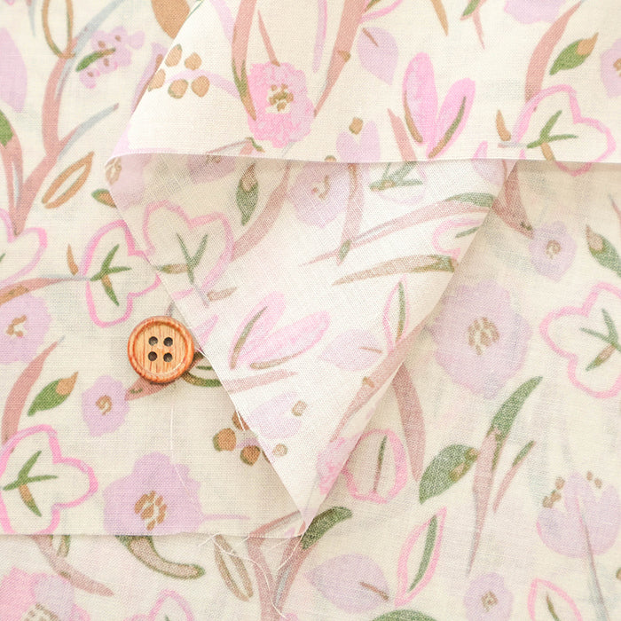 Made in Korea Cotton 60 Lawn Printed Fabric - MAISON bornne BY BENEBENE - Art Flower - nomura tailor