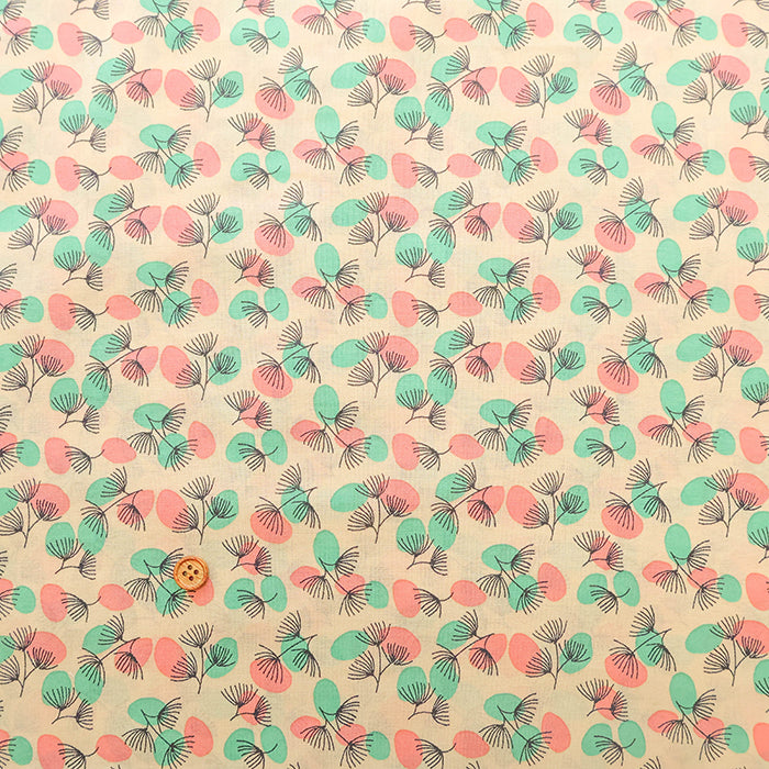 Made in Korea Cotton 60 Lawn Printed Fabric - MAISON bornne BY BENEBENE - Dandelion - nomura tailor