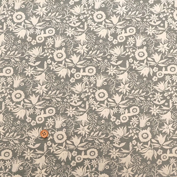 Made in Korea Cotton 60 Lawn Printed Fabric - MAISON bornne BY BENEBENE - Botanical - nomura tailor