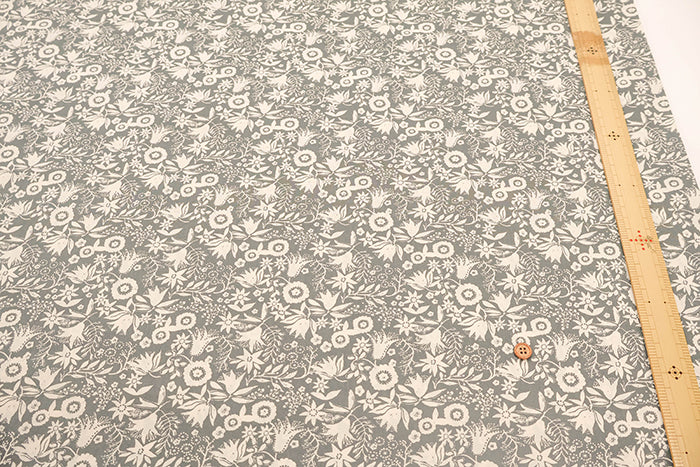 Made in Korea Cotton 60 Lawn Printed Fabric - MAISON bornne BY BENEBENE - Botanical - nomura tailor