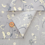 Made in Korea Cotton 60 Lawn Printed Fabric - MAISON  bornne BY BENEBENE - Bird Flower - nomura tailor