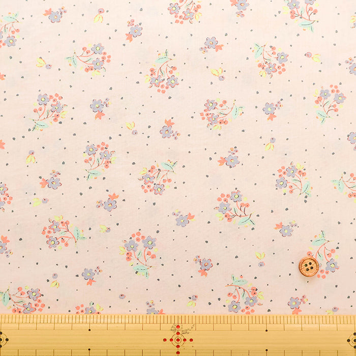 Made in Korea Cotton 60 Lawn Printed Fabric - MAISON bornne BY BENEBENE - Bouquet - nomura tailor