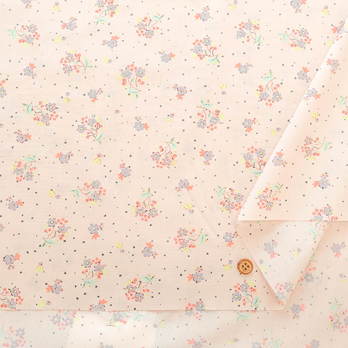 Made in Korea Cotton 60 Lawn Printed Fabric - MAISON bornne BY BENEBENE - Bouquet - nomura tailor