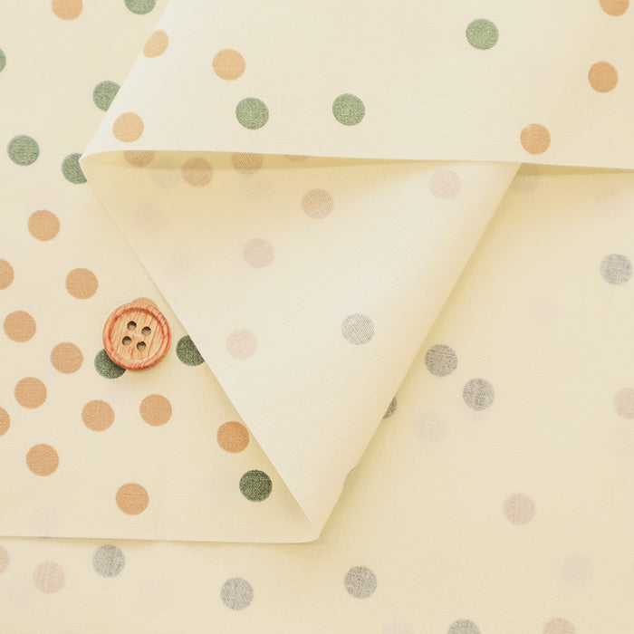 Made in Korea Cotton Broadcloth Printed Fabric - MAISON bornne BY BENEBENE - Dot - nomura tailor