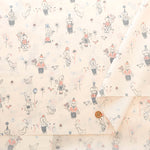 Made in Korea Cotton 60 Lawn Printed Fabric - MAISON bornne BY BENEBENE - Animal - nomura tailor