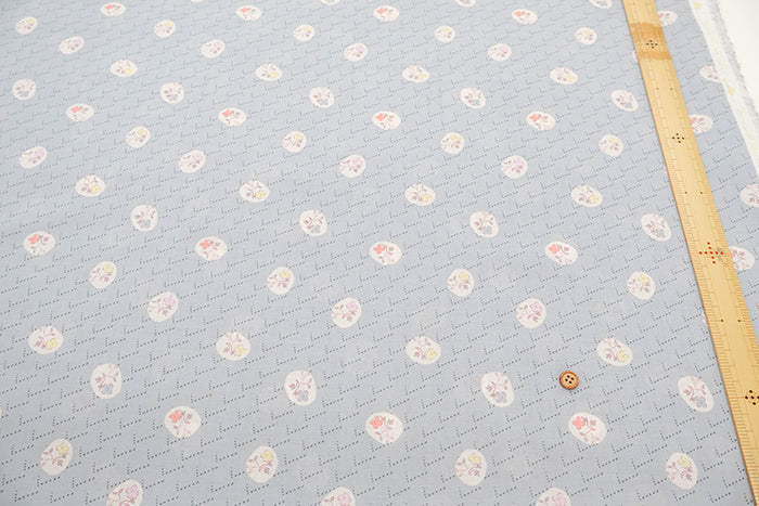 Made in Korea Cotton 60 Lawn Printed Fabric - MAISON bornne BY BENEBENE - Simple Flower - nomura tailor