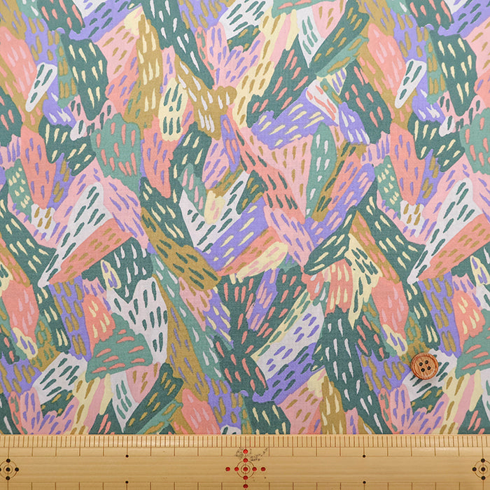 Made in Korea Cotton 60 Lawn Printed Fabric - MAISON bornne BY BENEBENE - Forest - nomura tailor