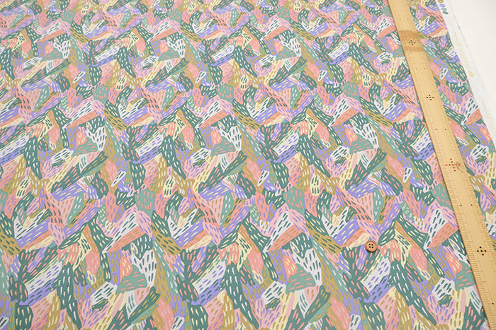 Made in Korea Cotton 60 Lawn Printed Fabric - MAISON bornne BY BENEBENE - Forest - nomura tailor