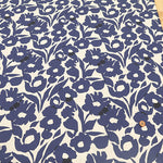 Made in Korea Cotton Twill Printed Fabric - MAISON bornne BY BENEBENE - Silhouette Flower - nomura tailor