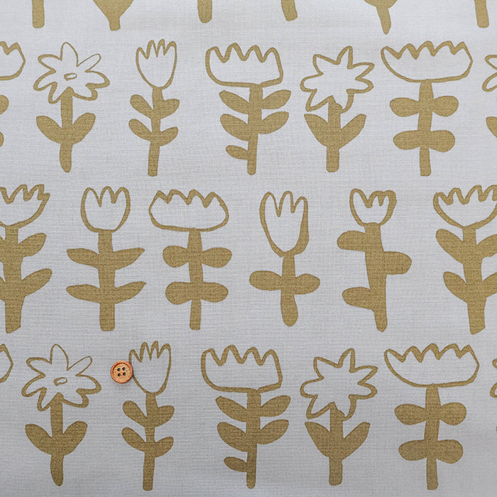 Made in Korea Cotton Sheeting Printed Fabric - MAISON bornne BY BENEBENE - Paint Flower - nomura tailor