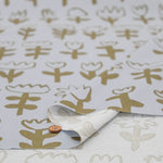 Made in Korea Cotton Sheeting Printed Fabric - MAISON bornne BY BENEBENE - Paint Flower - nomura tailor