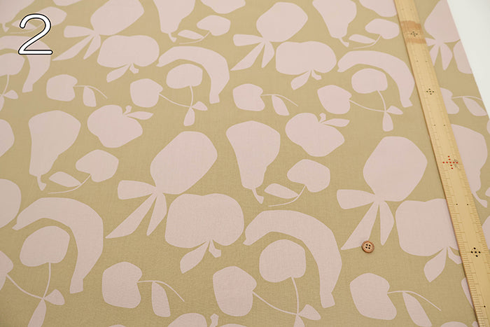 Made in Korea Cotton Sheeting Printed Fabric - MAISON bornne BY BENEBENE - Fruit - nomura tailor