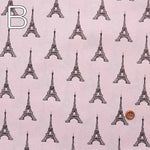 Cotton seating print fabric PARIS Eiffel Tower - nomura tailor