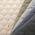 Peach Finish Nylon Quilted Fabric - Plain - nomura tailor